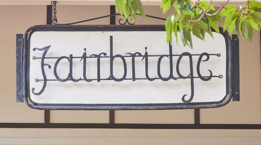 Fairbridge Festival - Fairbridge Cottage signage